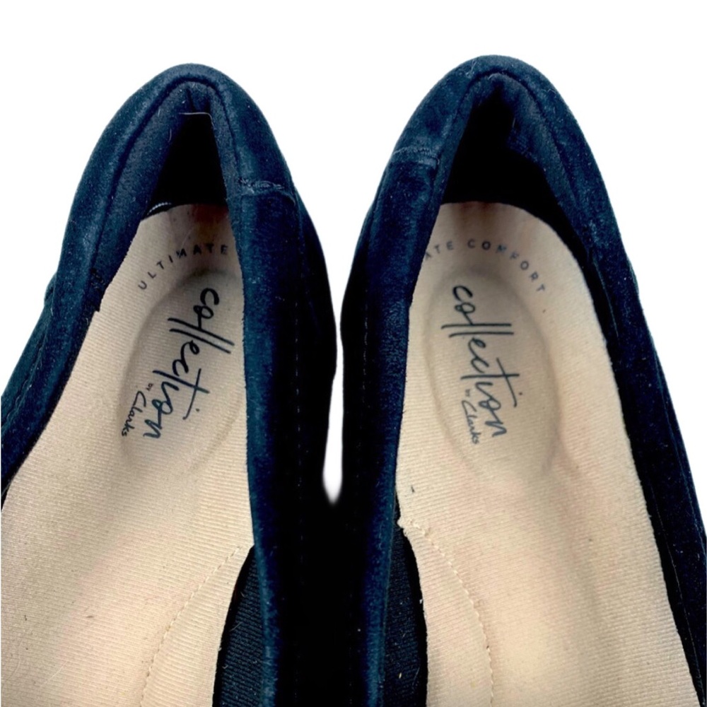 Clark’s Womens Black Suede Loafer - Picture 7 of 7
